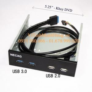 USB 3.0 / 2.0 Front Panel / Bay SSD - 5.25 inch ( Khay ổ DVD )