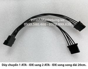 Dây chuyển 1 đầu ATA - IDE sang 2/3 đầu ATA - IDE 4 pin.