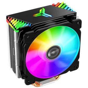 Tản nhiệt chip CPU Jonsbo CR1000GT – ARGB Rainbow – Fan 12cm – 4 ống đồng, đồng bộ Led với Hub hoặc Mainboard.