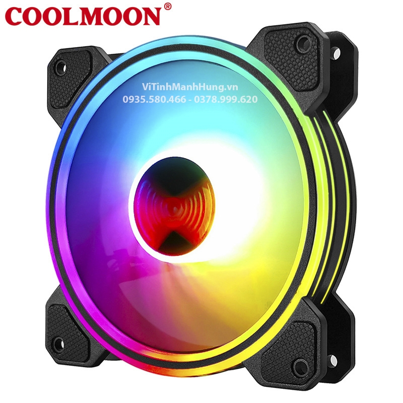 Bộ Hub CoolMoon Led thường hoặc đồng bộ Mainboard, dùng cho quạt CoolMoon 6 pin.