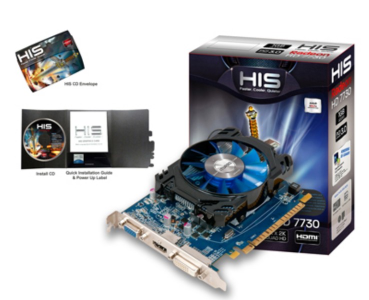 Vga HIS HD 7730 iCooler : 1G - 128bit - DDR5